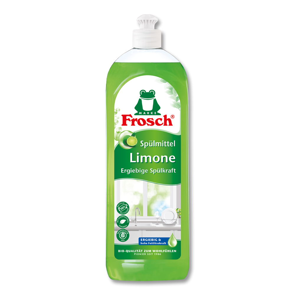 Kraftvolles Spülmittel mit natürlichem Zitronenduft. Effektiv gegen Fett und schonend zur Haut. Jetzt bei Kitabedarf.ch bestellen!