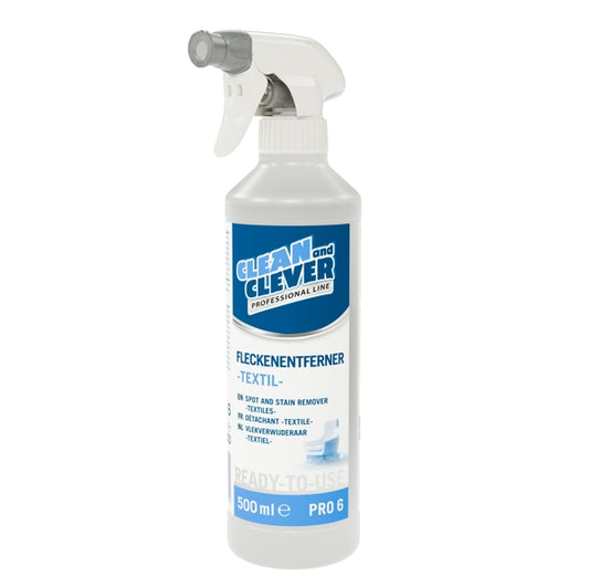 CLEAN and CLEVER Textil-Fleckenentferner PRO 6