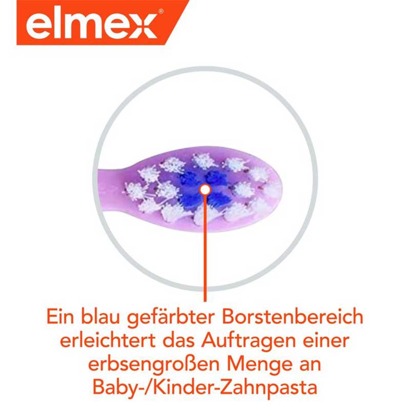 Sanfte Zahnbürste für Babys, ideal für den ersten Zahnputzversuch und den Lernprozess