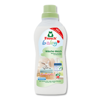 Frosch Baby Wäsche-Weich – milder Weichspüler, auch für Allergiker geeignet