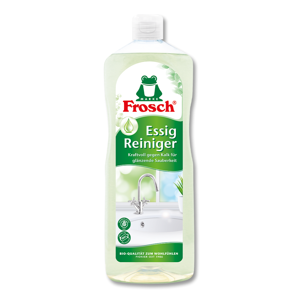 Allzweckreiniger mit Essig für die gründliche Entfernung von Kalk und Schmutz auf verschiedenen Oberflächen