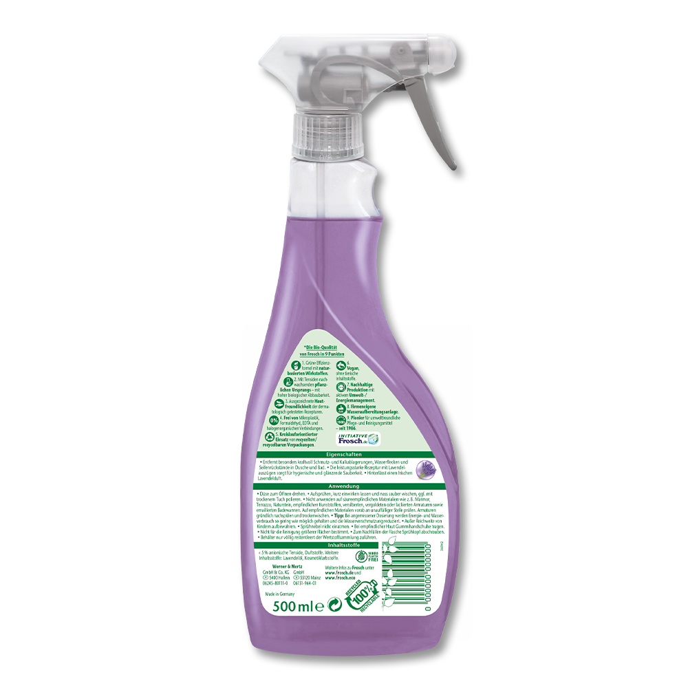 Flasche Frosch Lavendel Hygiene-Reiniger – hygienische Sauberkeit mit natürlichem Lavendelduft