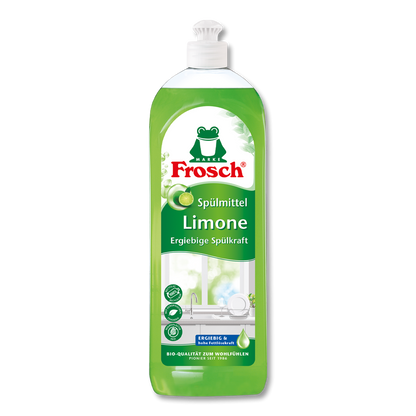 Kraftvolles Spülmittel mit natürlichem Zitronenduft. Effektiv gegen Fett und schonend zur Haut. Jetzt bei Kitabedarf.ch bestellen!