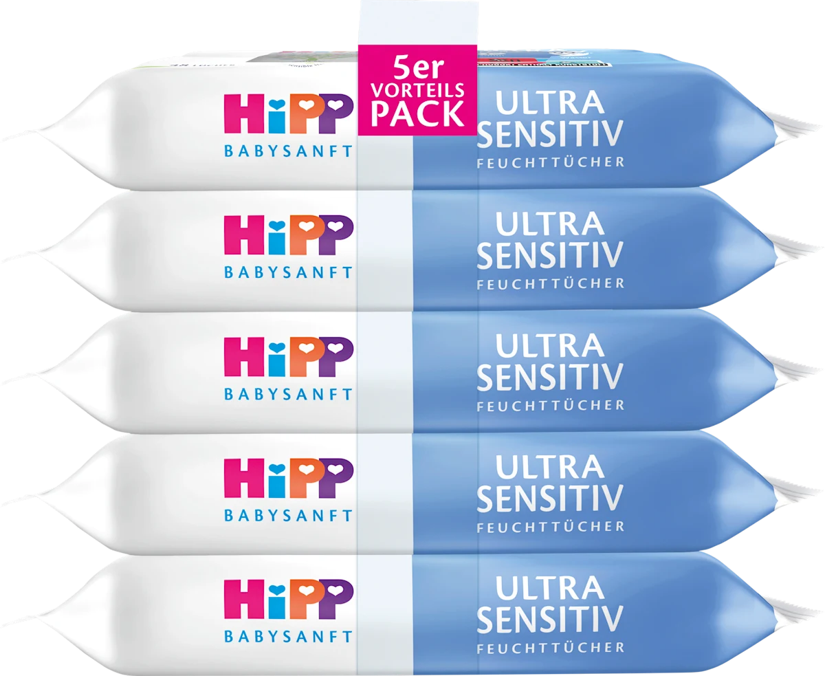HiPP Babysanft Feuchttücher Ultra sensitiv 5x48 St., 240 St