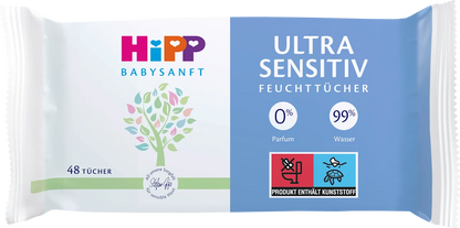 HiPP Babysanft Feuchttücher Ultra sensitiv 5x48 St., 240 St