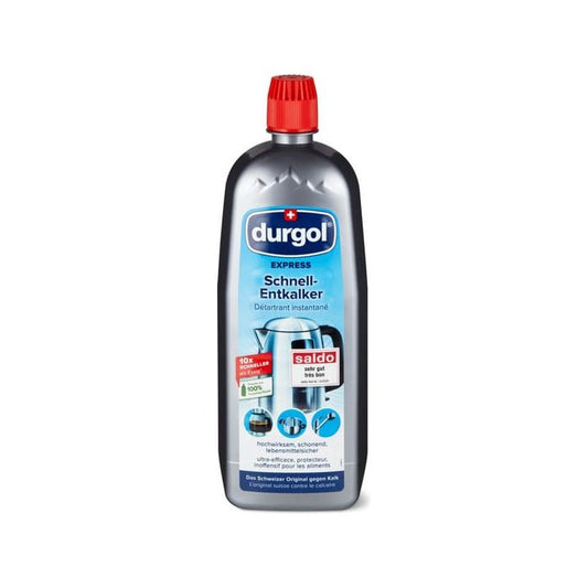 Durgol Express Entkalker 1000 ml – Flüssiger Entkalker in Flasche für die gründliche Entkalkung von Haushaltsgeräten in Kitas und Schulen